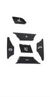 Moka-Square Steering Wheel Switch Control Buttons 2185400162-8495 & 2185400262-8495 Compatible with MERCEDES BENZ C-CLASS W204 & E-CLASS W212 & CLS C218